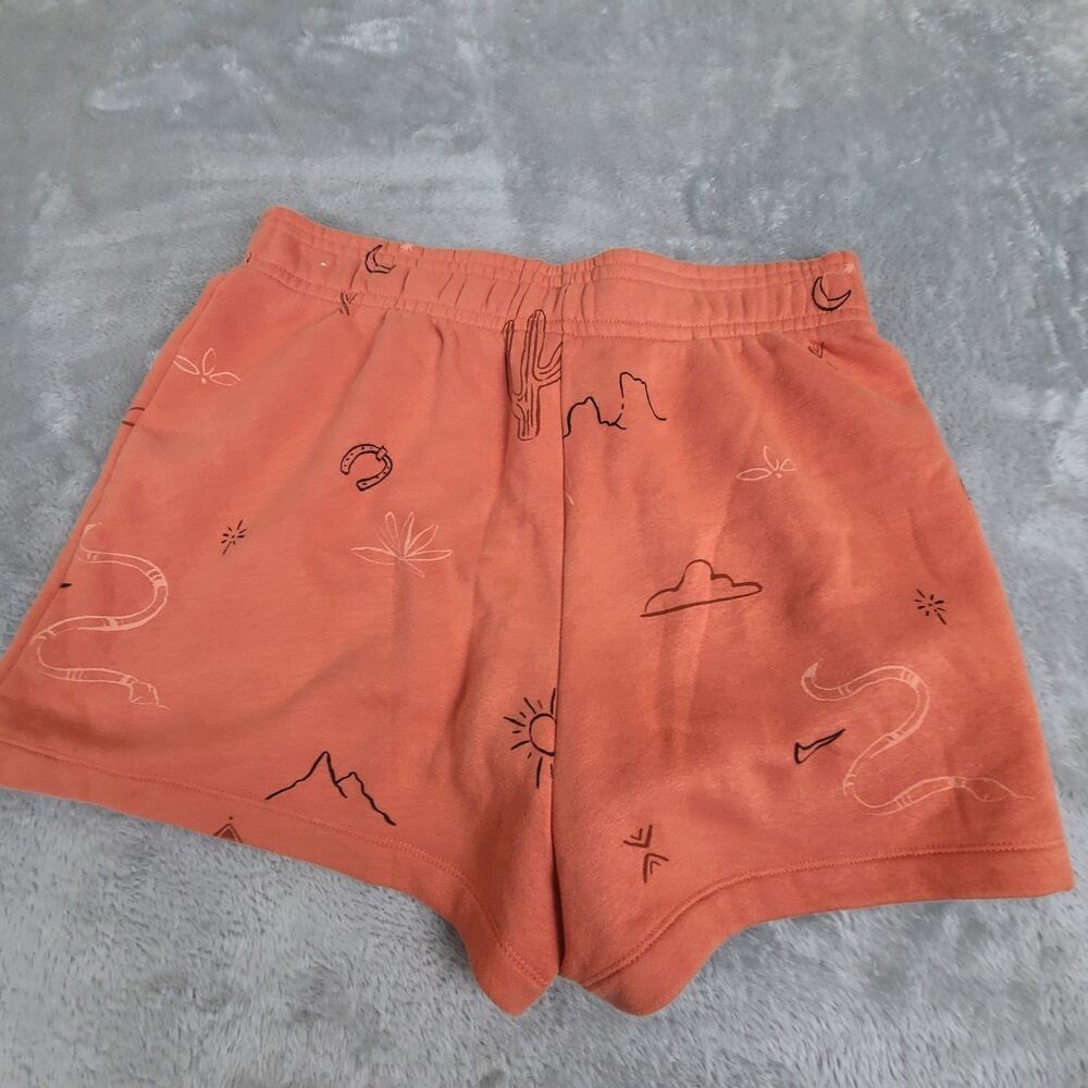 Nike Wild Oasis All Over Print Fleece Shorts in Terracota Size XL Mens - Picture 7 of 8